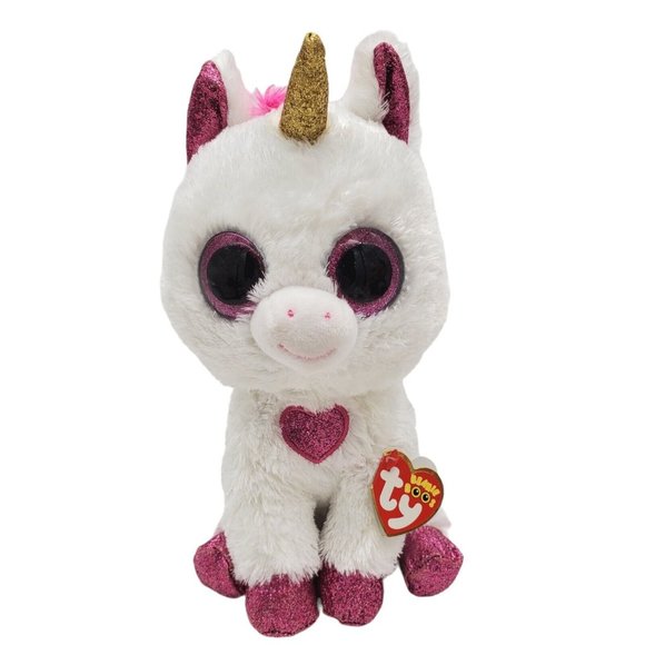 Ty Beanie Boos CHERIE the Unicorn 9" Plush‎ Pink Stuffed Animal Walgreen's Excl - Picture 1 of 10